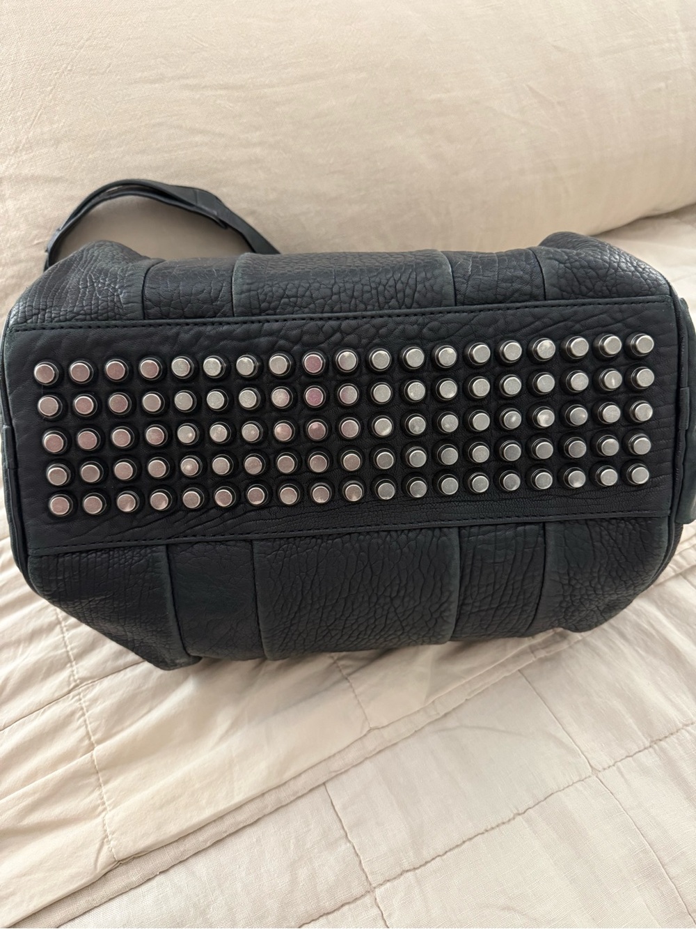 Alexander Wang studded Rocco bag in black and silver - Picture 4 of 10
